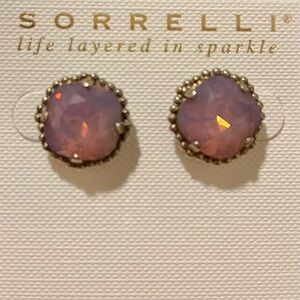 NWT Sorrelli Antique Silver Violet Eyes Earrings